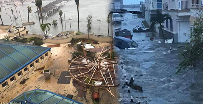 ABD'de Irma kasırgası paniği.. Halk markete akın etti