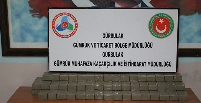 Gürbulak Gümrük Kapısı'nda 50 kilo 807 gram eroin ele geçirildi