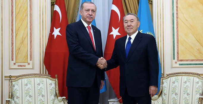 Cumhurbaşkanı Erdoğan'dan Kazakistan'da FETÖ ile mücadele mesajı