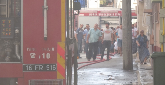 Bursa'da korkutan yangın