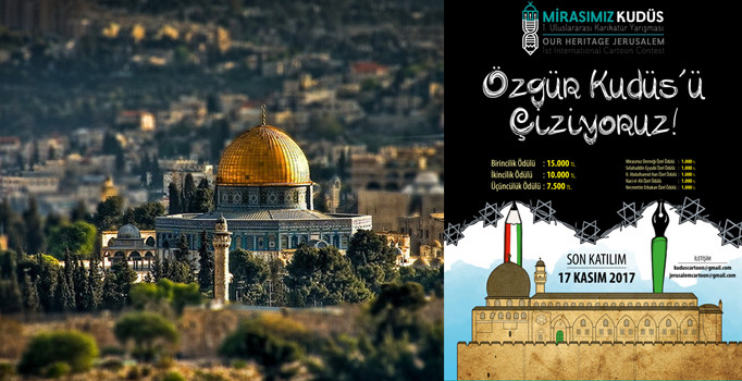 Mirasımız Kudüs Derneği'nden uluslararası karikatür yarışması