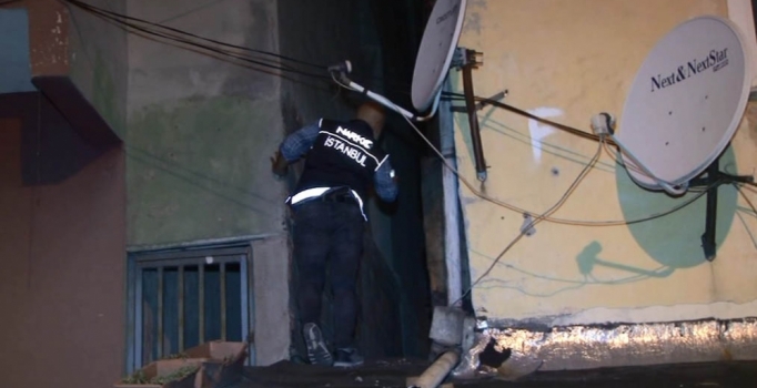 İstanbul'da helikopter destekli uyuşturucu operasyonu