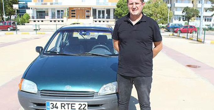'RTE' plakalı aracına değerinin katlarca fazlasını istiyor