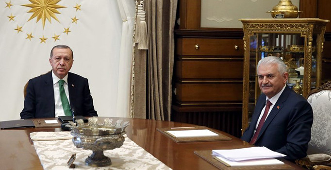 Erdoğan'la Yıldırım arasında sürpriz görüşme | Son dakika haber