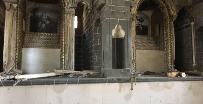 Sur'daki Ermeni kilisesi hırsızların hedefinde