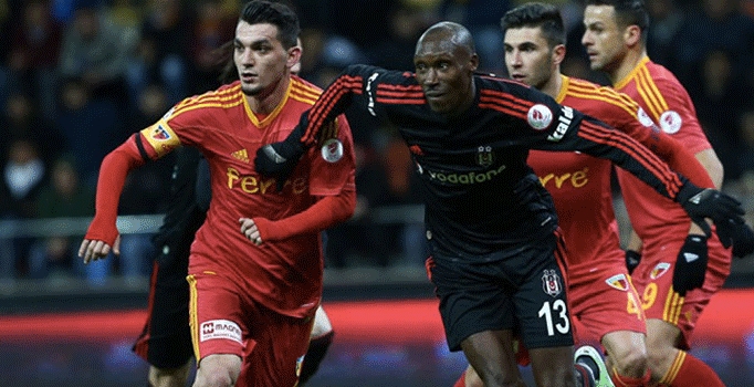 Kayserispor - Beşiktaş maçı ilk 11'leri belli oldu