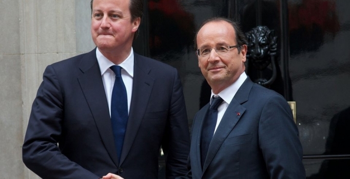 François Hollande'dan David Cameron'a Suriye teşekkürü