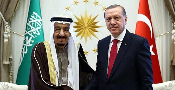 Cumhurbaşkanı Erdoğan Kral Selman'la görüştü