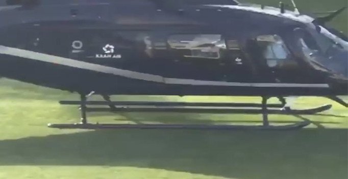 Gary Rodrigues, idmana helikopterle geldi