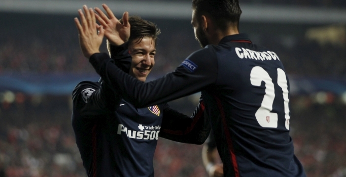 Atletico Madrid grubun son maçında liderliğe uçtu