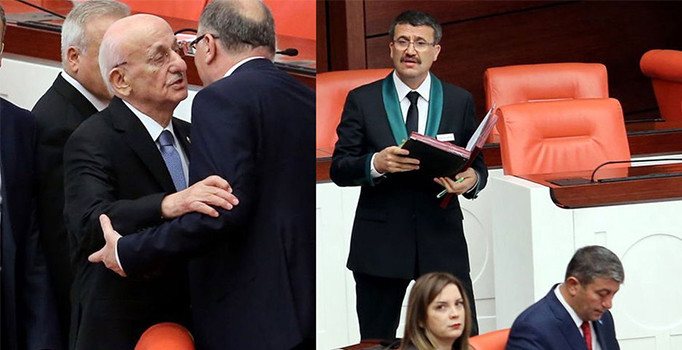 Meclis'te bir ilk: İsmail Kahraman frak giymedi