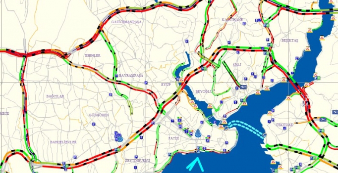 İstanbul kilit: Haramidere-Çamlıca 239 dakika