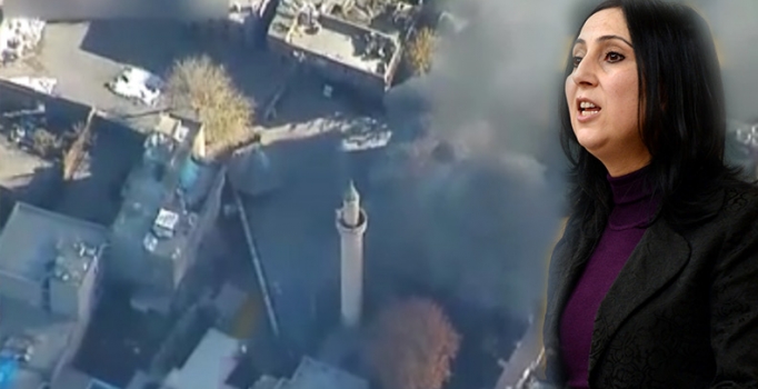 Yüksekdağ'ın 'Camiyi devlet bombaladı' iddiasına görüntülü yanıt