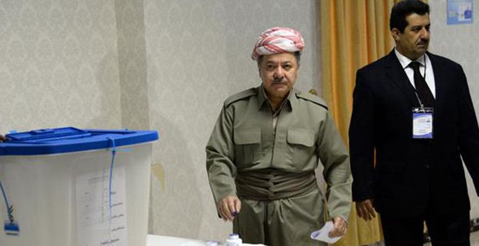 Barzani'ye ilk referandum tebriği Katalonya'dan geldi