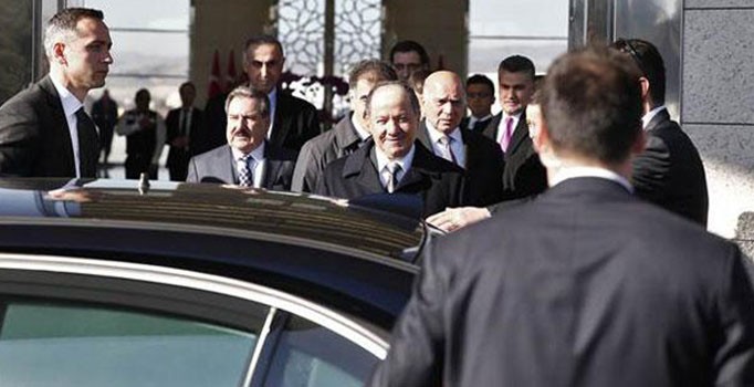 Barzani'nin Ankara'daki ilk durağı MİT Müsteşarlığı oldu