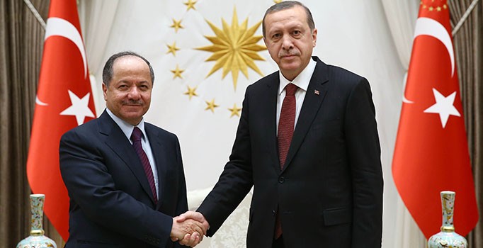 Cumhurbaşkanı Erdoğan, Barzani'yi kabul etti