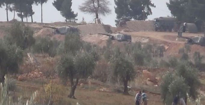 Sınırdaki topçu bataryaları namlularını IŞİD ve PYD'ye çevirdi