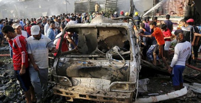 Son dakika! Bağdat'ta bombalı saldırı