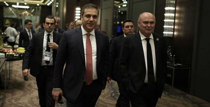 Feridun Sinirlioğlu ve Hakan Fidan Bağdat'ta