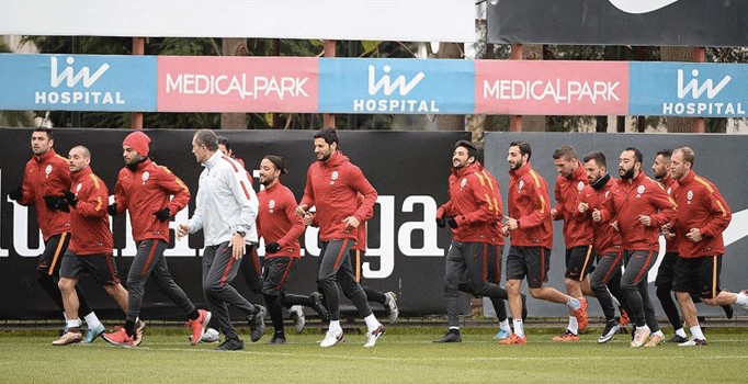 Galatasaray'ın derbi hazırlığı devam ediyor