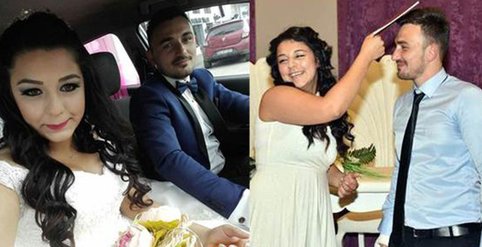 2 gün önce evlenmişlerdi... Bugün toprağa verildi