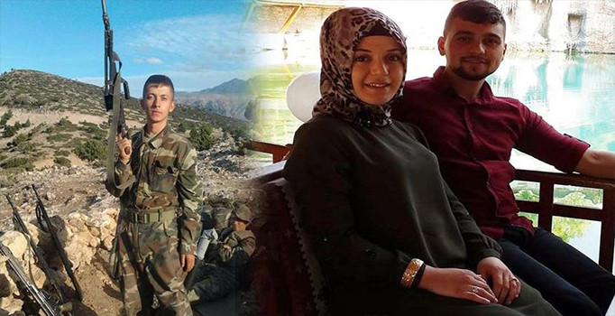 Asker kardeşi gibi kalp krizinden öldü