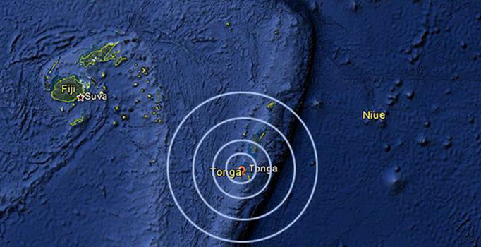Pasifik'te ada ülkesi Tonga'da 6.1 büyüklüğünde deprem