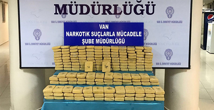 Van’da 95 kilo 440 gram eroin ele geçirildi