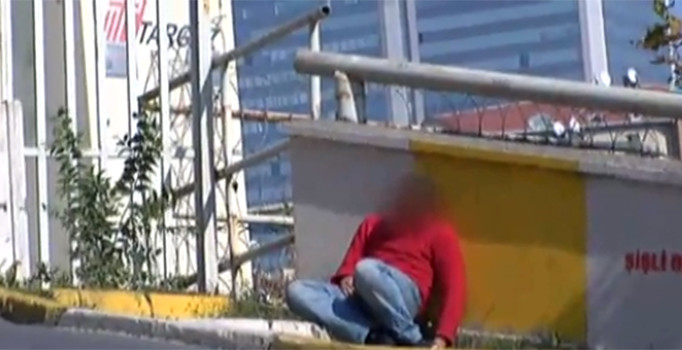 İstanbul’un göbeğinde ibretlik görüntü