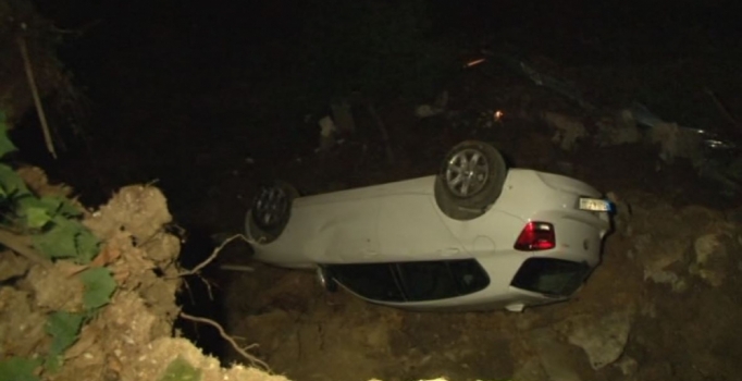 Kadıköy'de temel kazısı sırasında göçük