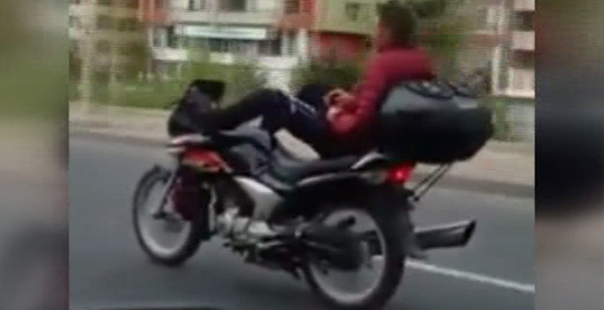 Ankara'nın en işlek yolunda çekildi 'pes' dedirten görüntü