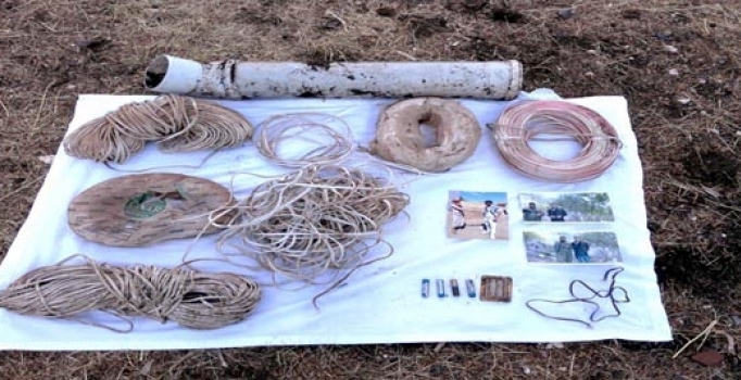 Erzurum'da PKK sığınağı ve mühimmatı ele geçirildi