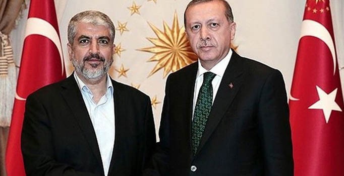 Erdoğan, Halid Meşal'i kabul etti