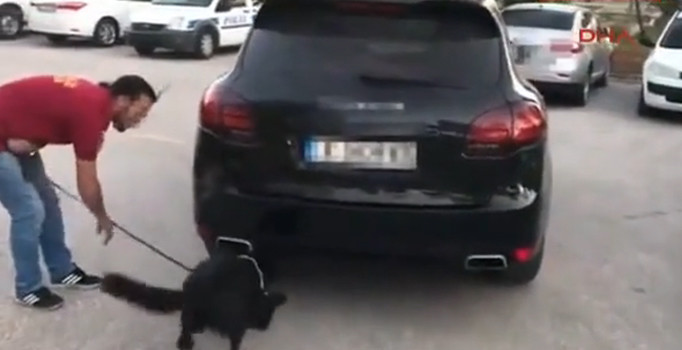 Edirne'de lüks cipe uyuşturucu operasyonu kamerada