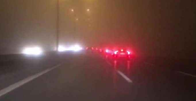 İstanbul'da sis etkisi