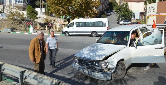 Harun Kolçak’ın babası Eşref Kolçak kaza yaptı