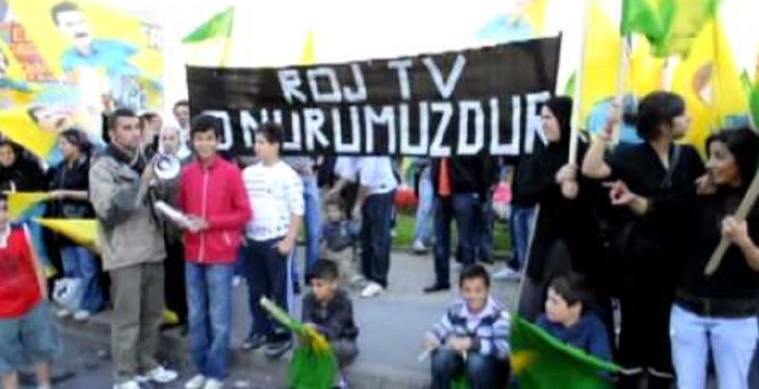 Brüksel’de terör örgütü elebaşı Öcalan için eylem