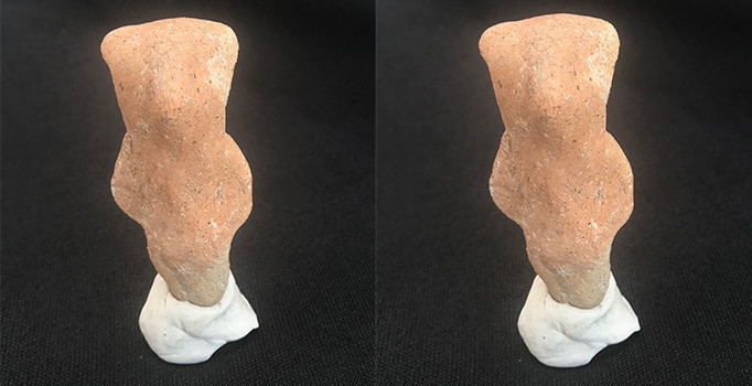 İzmir Yeşilova Höyüğü'nde 8 bin yıllık ayı heykelciği bulundu