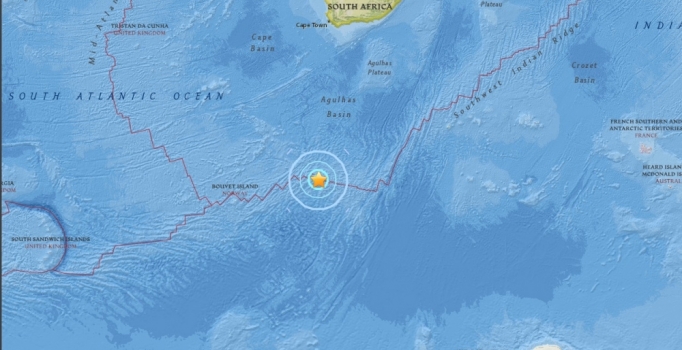 Afrika'nın güneybatısında 6.0 büyüklüğünde deprem meydana geldi