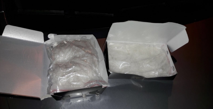 Baklava kutularından uyuşturucu çıktı