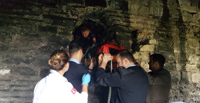 Tarihi surlarda kurtarma operasyonu