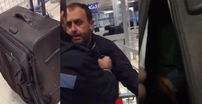 Sarp Sınır Kapısı’nda görülmemiş olay: Valizden çocuk çıktı