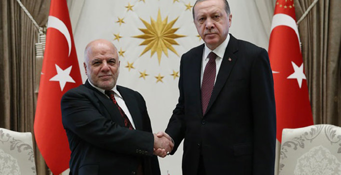 Son dakika! Cumhurbaşkanı Erdoğan Irak Başbakanı İbadi'yi kabul etti
