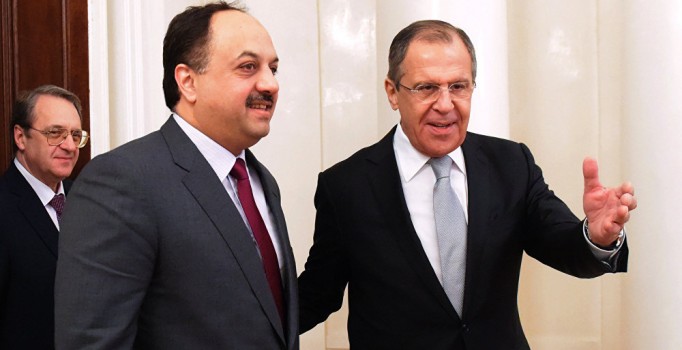 Katar Dışişleri Bakanı, Moskova'da Lavrov ile görüştü