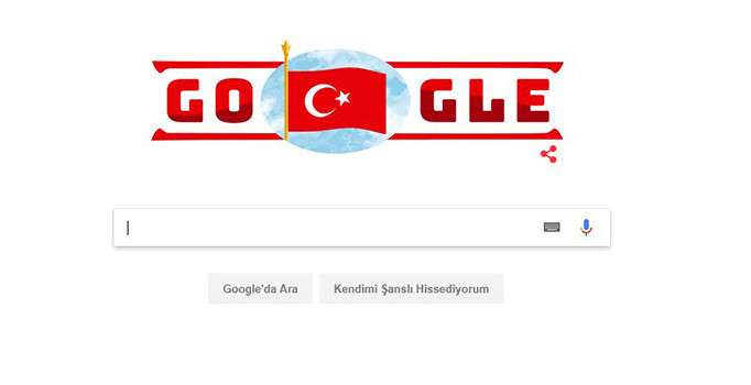 Google Cumhuriyet Bayramı'nı kutladı