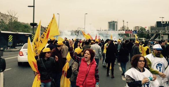 Merter civarı E5'te müdahale