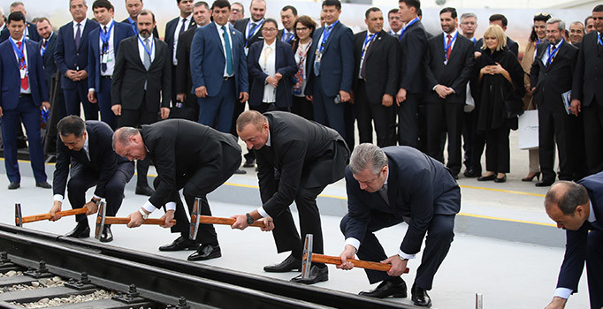 Bakü-Tiflis-Kars Demiryolu Erdoğan'ın katılımıyla açıldı