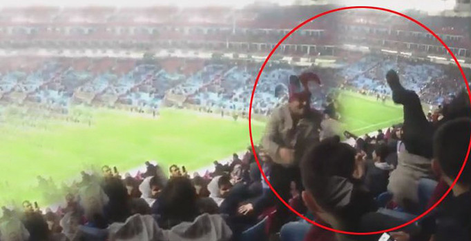 Trabzonlu taraftarın gol sevinci sosyal medyayı salladı