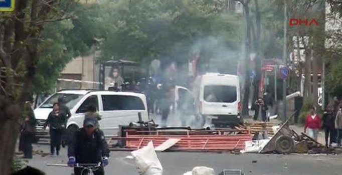 Fulya'da polis müdahalesi