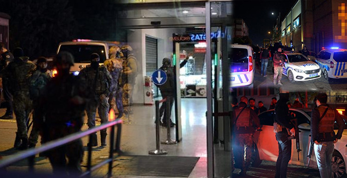 Son dakika! AVM restoranında Şirinler çetesine baskın: 8 kişi gözaltına alındı